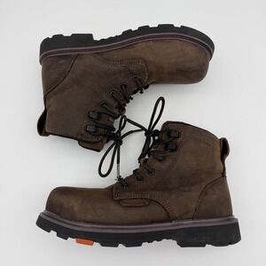 Brunt Sullivan 6" Comp Toe Work Boots Mens 7.5M Brown Leather Waterproof